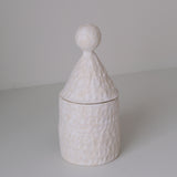 Boite en grès H 23cm - Blanc mat d'Apollonie Ceramics chez Brutal Ceramics