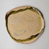 Assiette W25HB15 en faïence rouge D 25cm - Multicolore d'Héloise Bariol chez Brutal Ceramics
