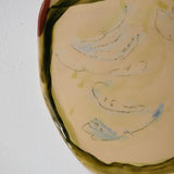 Assiette W25HB15 en faïence rouge D 25cm - Multicolore d'Héloise Bariol chez Brutal Ceramics