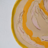 Assiette W25HB19 en faïence rouge D 25cm - Multicolore d'Héloise Bariol chez Brutal Ceramics