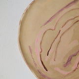 Assiette W25HB23 en faïence rouge D 25cm - Multicolore d'Héloise Bariol chez Brutal Ceramics