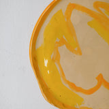 Assiette W25HB26 en faïence rouge D 25cm - Multicolore d'Héloise Bariol chez Brutal Ceramics