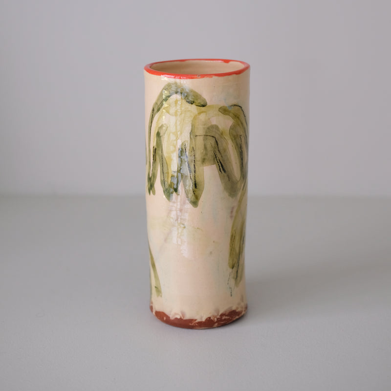 Vase W25HB01 en faïence rouge H 23cm - Multicolore d'Héloise Bariol chez Brutal Ceramics