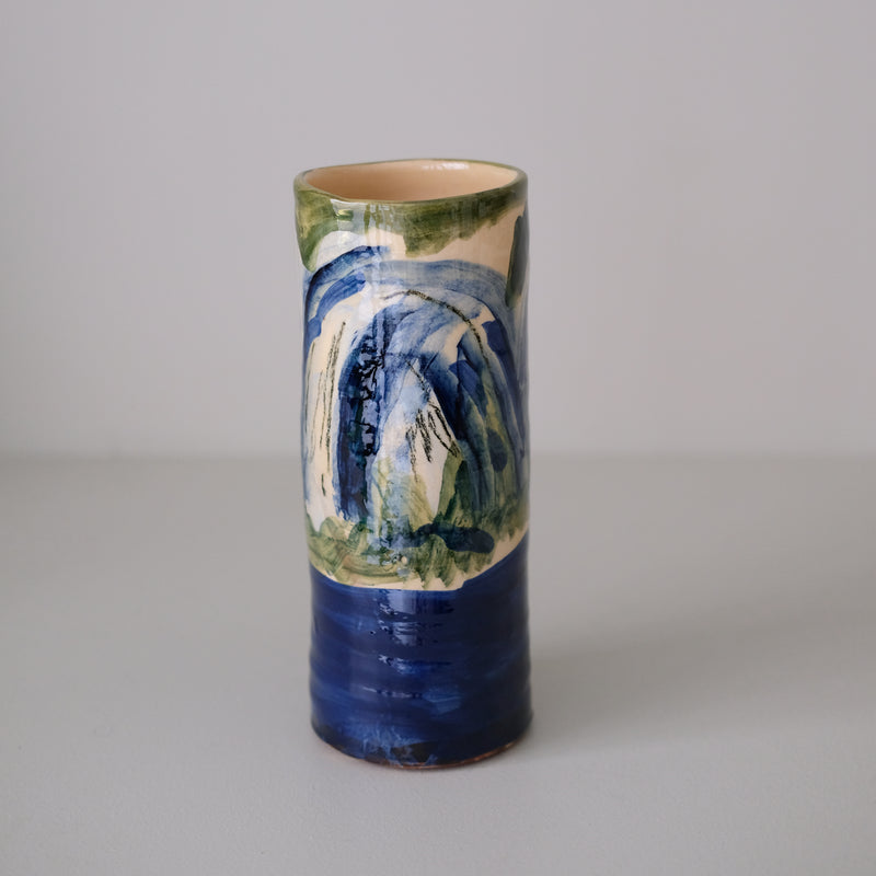 Vase W25HB05 en faïence rouge H 23cm - Multicolore d'Héloise Bariol chez Brutal Ceramics