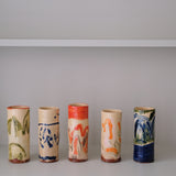 Vase W25HB03 en faïence rouge H 23cm - Multicolore d'Héloise Bariol chez Brutal Ceramics