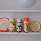 Vase W25HB03 en faïence rouge H 23cm - Multicolore d'Héloise Bariol chez Brutal Ceramics