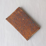 Porte savon 02 L 11cm  - bleu et noir de Julia Gilles chez Brutal Ceramics