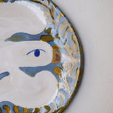 Assiette W25MY01 en grès D 18,5cm - multicolore de Marie-Yaé Suematsu chez Brutal Ceramics