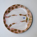 Assiette W25MY02 en grès D 18,5cm - multicolore de Marie-Yaé Suematsu chez Brutal Ceramics