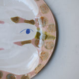 Assiette W25MY02 en grès D 18,5cm - multicolore de Marie-Yaé Suematsu chez Brutal Ceramics