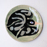 Assiette W25MY03 en grès D 18,5cm - multicolore de Marie-Yaé Suematsu chez Brutal Ceramics