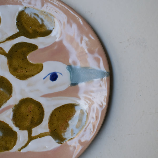 Assiette W25MY05 en grès D 18,5cm - multicolore de Marie-Yaé Suematsu chez Brutal Ceramics