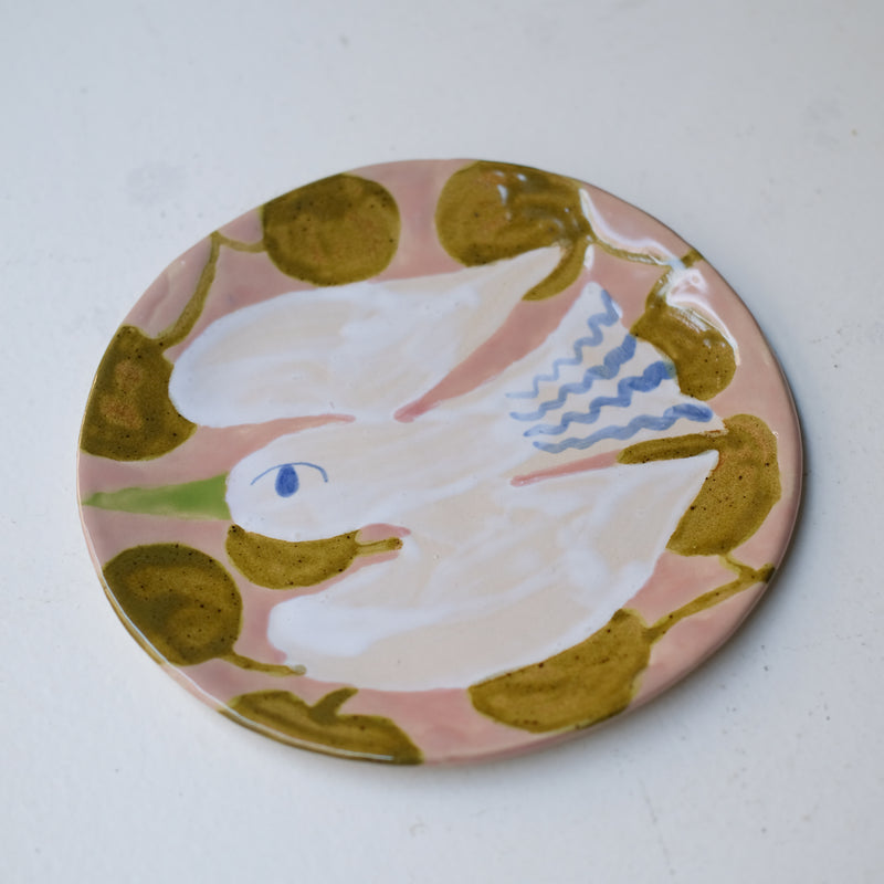 Assiette W25MY07 en grès D 18,5cm - multicolore de Marie-Yaé Suematsu chez Brutal Ceramics