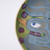 Assiette W25MY08 en grès D 18,5cm - multicolore de Marie-Yaé Suematsu chez Brutal Ceramics