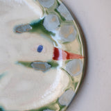 Assiette W25MY09 en grès D 18,5cm - multicolore de Marie-Yaé Suematsu chez Brutal Ceramics