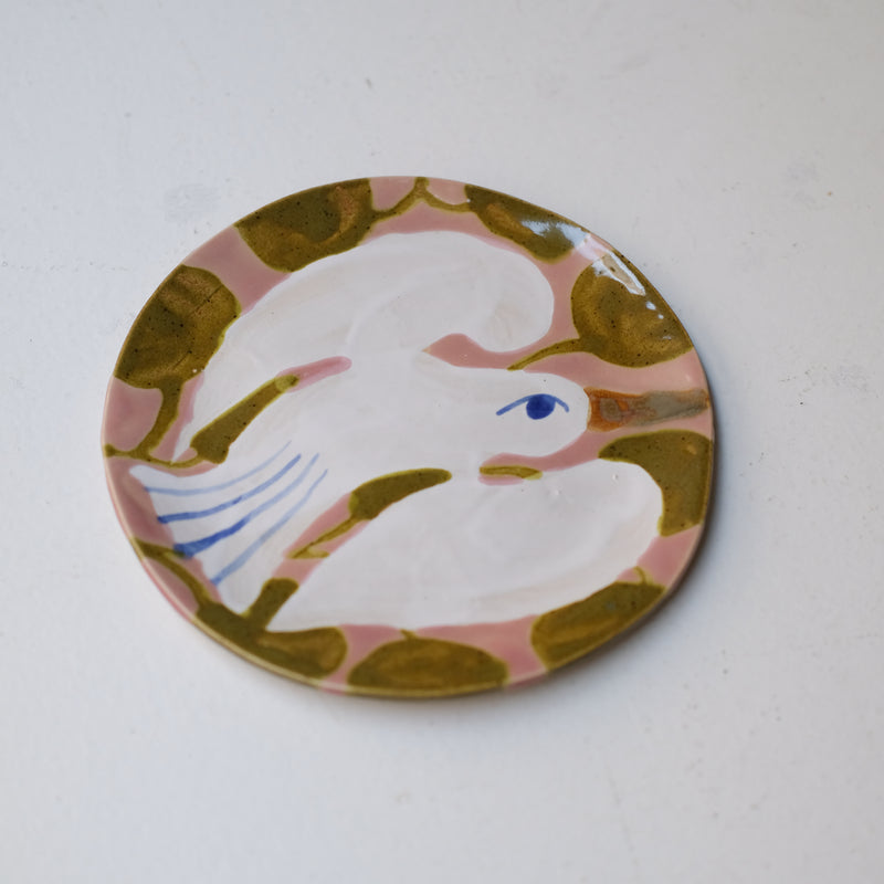 Assiette W25MY11 en grès D 18,5cm - multicolore de Marie-Yaé Suematsu chez Brutal Ceramics