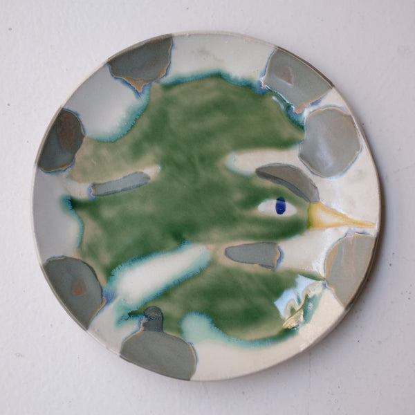 Assiette W25MY14 en grès D 18,5cm - multicolore de Marie-Yaé Suematsu chez Brutal Ceramics