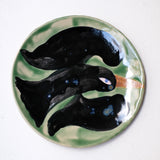 Assiette W25MY15 en grès D 18,5cm - multicolore de Marie-Yaé Suematsu chez Brutal Ceramics