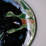 Assiette W25MY15 en grès D 18,5cm - multicolore de Marie-Yaé Suematsu chez Brutal Ceramics