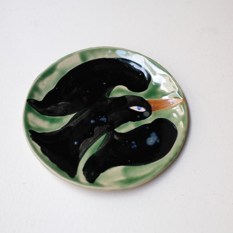 Assiette W25MY15 en grès D 18,5cm - multicolore de Marie-Yaé Suematsu chez Brutal Ceramics