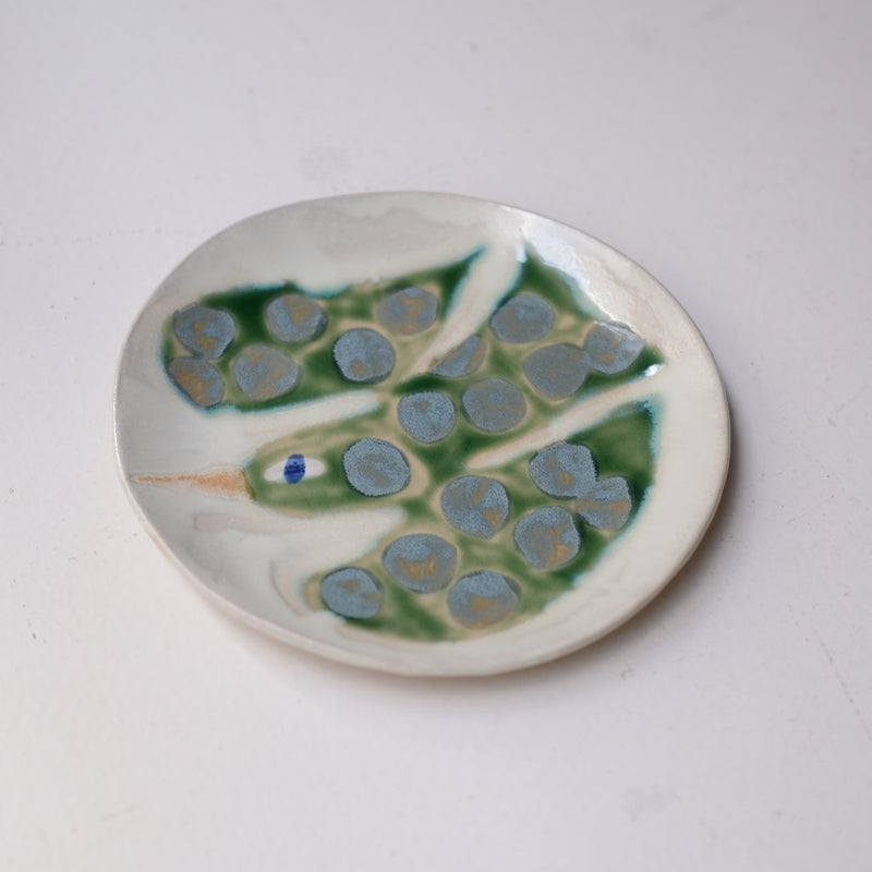 Assiette W25MY22 en grès D 18,5cm - multicolore de Marie-Yaé Suematsu chez Brutal Ceramics