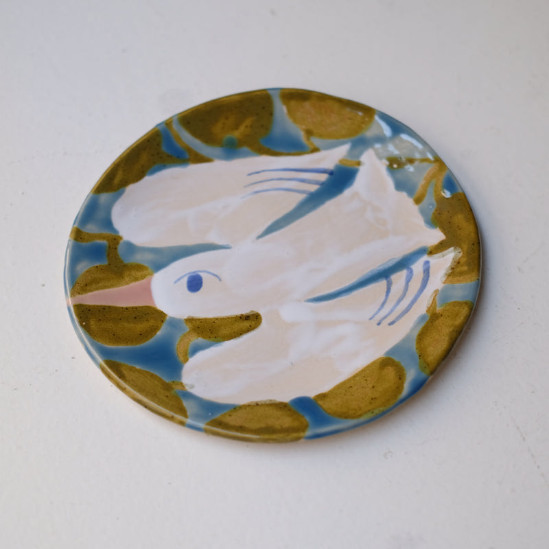 Assiette W25MY24 en grès D 18,5cm - multicolore de Marie-Yaé Suematsu chez Brutal Ceramics