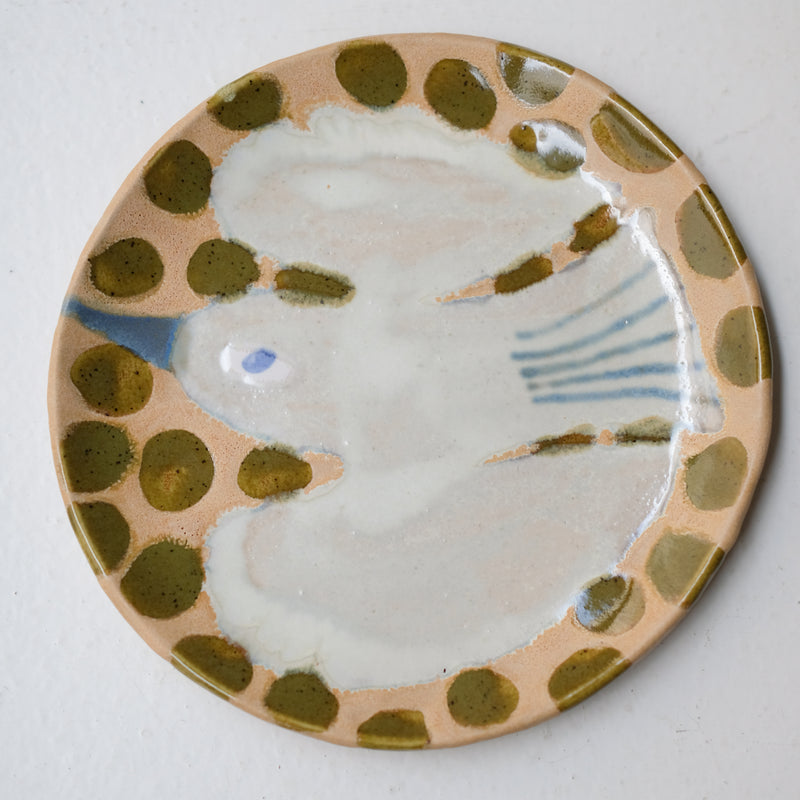 Assiette W25MY27 en grès D 16,5cm - multicolore de Marie-Yaé Suematsu chez Brutal Ceramics