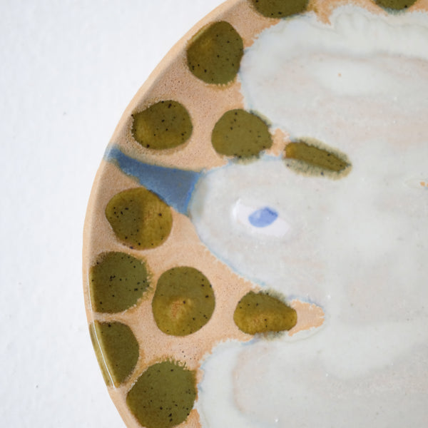 Assiette W25MY27 en grès D 16,5cm - multicolore de Marie-Yaé Suematsu chez Brutal Ceramics