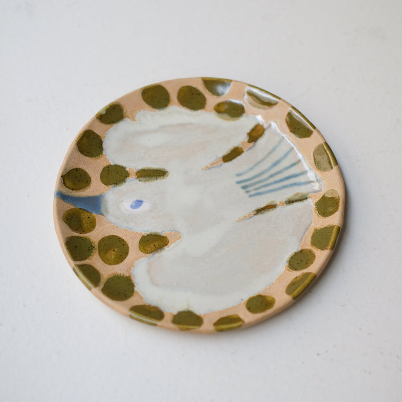 Assiette W25MY27 en grès D 16,5cm - multicolore de Marie-Yaé Suematsu chez Brutal Ceramics