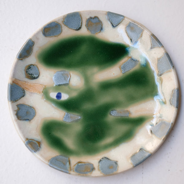 Assiette W25MY30 en grès D 16,5cm - multicolore de Marie-Yaé Suematsu chez Brutal Ceramics