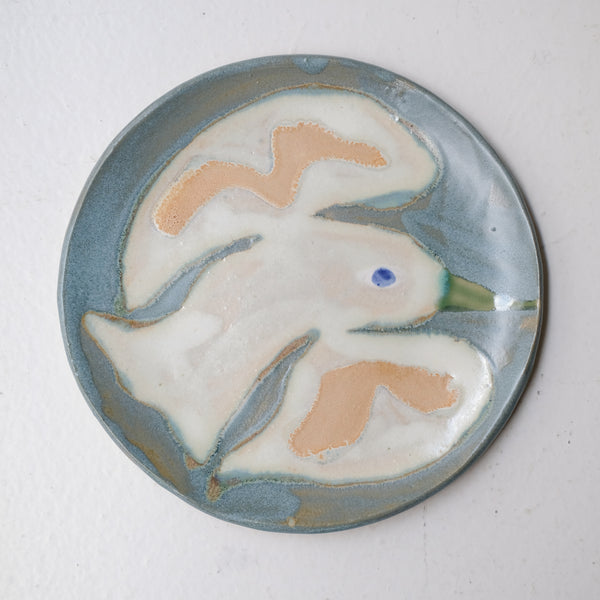 Assiette W25MY31 en grès D 16,5cm - multicolore de Marie-Yaé Suematsu chez Brutal Ceramics