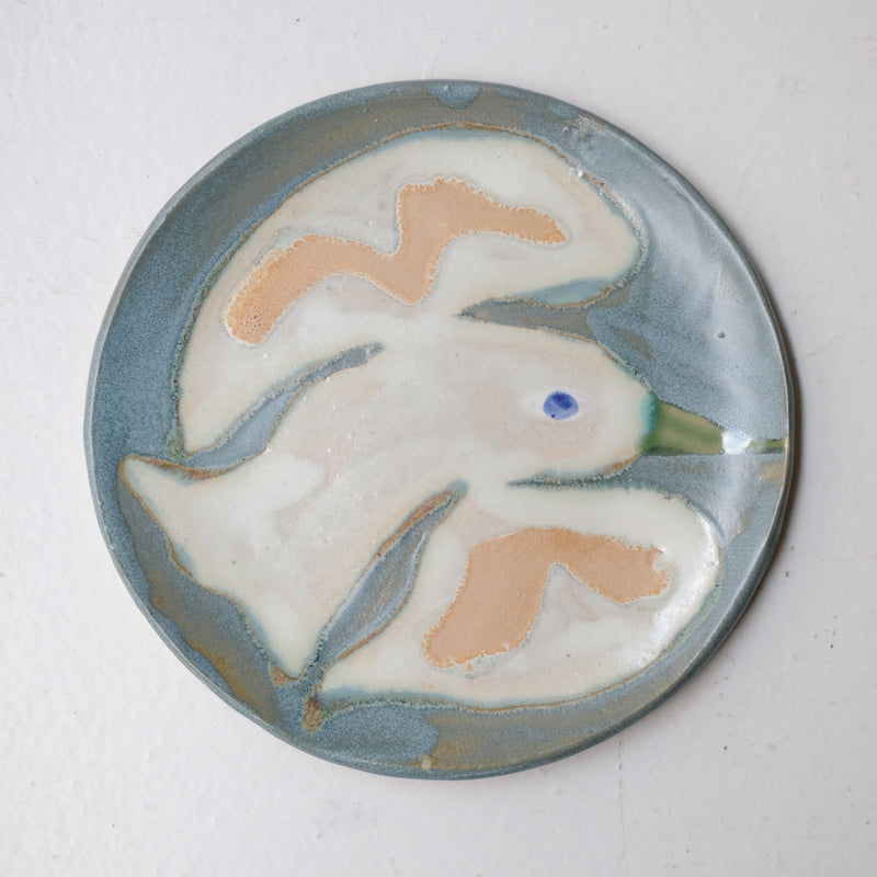 Assiette W25MY31 en grès D 16,5cm - multicolore de Marie-Yaé Suematsu chez Brutal Ceramics