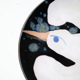 Assiette W25MY34 en grès D 16,5cm - multicolore de Marie-Yaé Suematsu chez Brutal Ceramics