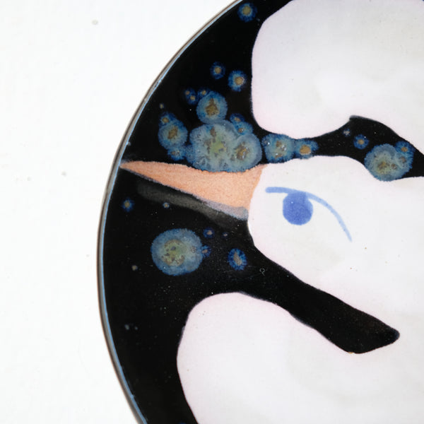 Assiette W25MY34 en grès D 16,5cm - multicolore de Marie-Yaé Suematsu chez Brutal Ceramics