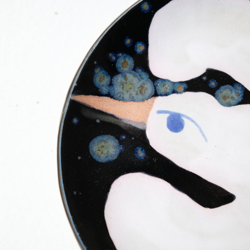 Assiette W25MY34 en grès D 16,5cm - multicolore de Marie-Yaé Suematsu chez Brutal Ceramics