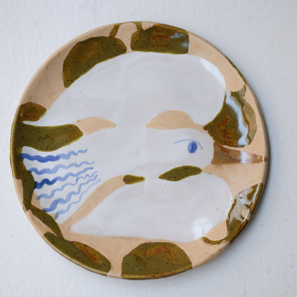 Assiette W25MY34 en grès D 16,5cm - multicolore de Marie-Yaé Suematsu chez Brutal Ceramics