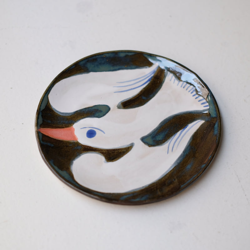 Assiette W25MY36 en grès D 16,5cm - multicolore de Marie-Yaé Suematsu chez Brutal Ceramics