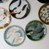 Assiette W25MY31 en grès D 16,5cm - multicolore de Marie-Yaé Suematsu chez Brutal Ceramics