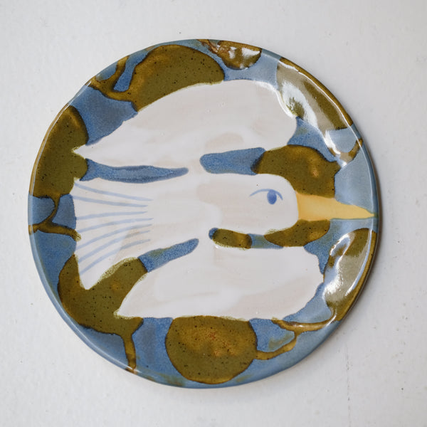 Assiette W25MY40 en grès D 16,5cm - multicolore de Marie-Yaé Suematsu chez Brutal Ceramics