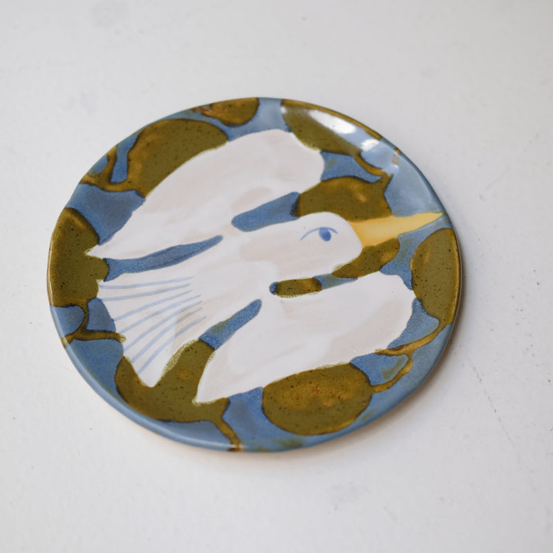 Assiette W25MY40 en grès D 16,5cm - multicolore de Marie-Yaé Suematsu chez Brutal Ceramics