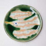 Assiette W25MY42 en grès D 16,5cm - multicolore de Marie-Yaé Suematsu chez Brutal Ceramics