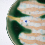 Assiette W25MY42 en grès D 16,5cm - multicolore de Marie-Yaé Suematsu chez Brutal Ceramics