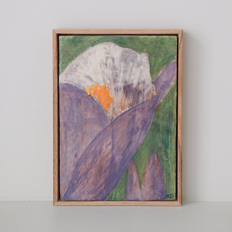 Tableau "Villequier n°02" - 15x21cm - Faience de Samantha Kerdine pour Brutal Ceramics