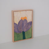 Tableau "Villequier n°04" - 15x21cm - Faience de Samantha Kerdine pour Brutal Ceramics