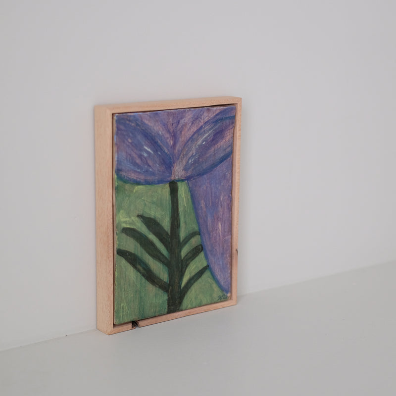 Tableau "Villequier n°01" - 15x21cm - Faience de Samantha Kerdine pour Brutal Ceramics