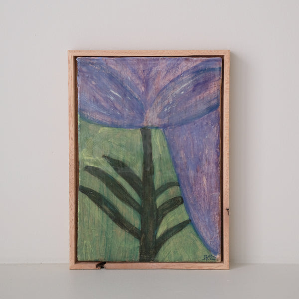 Tableau "Villequier n°01" - 15x21cm - Faience de Samantha Kerdine pour Brutal Ceramics