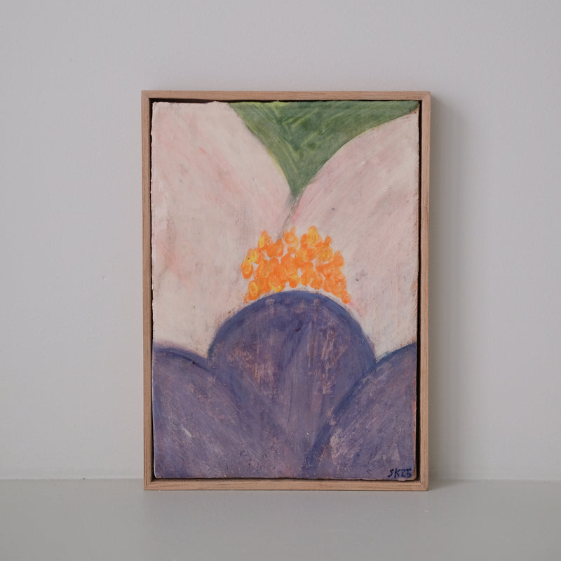 Tableau "Villequier n°05" - 15x21cm - Faience de Samantha Kerdine pour Brutal Ceramics