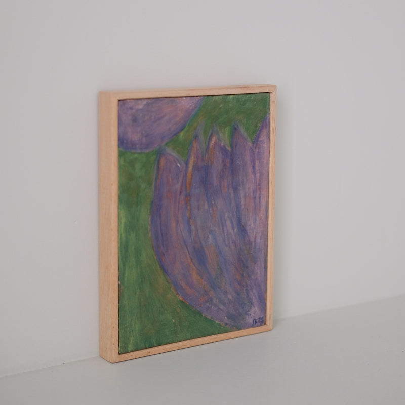 Tableau "Villequier n°03" - 15x21cm - Faience de Samantha Kerdine pour Brutal Ceramics