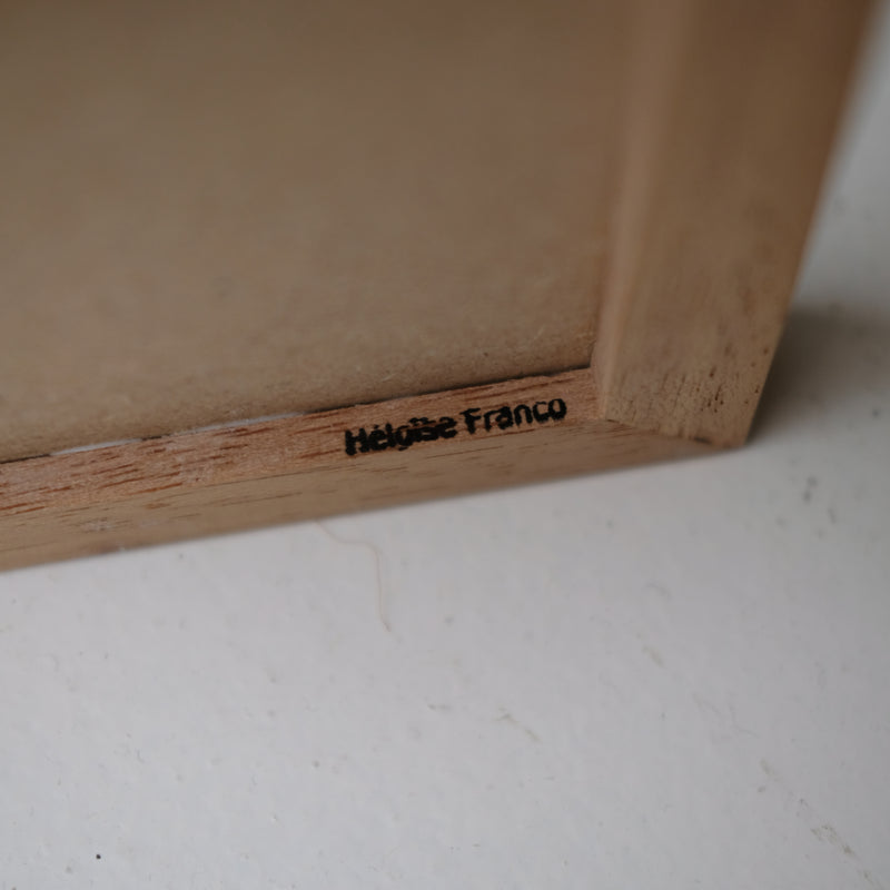 Tableau "Villequier n°04" - 15x21cm - Faience de Samantha Kerdine pour Brutal Ceramics