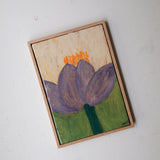 Tableau "Villequier n°04" - 15x21cm - Faience de Samantha Kerdine pour Brutal Ceramics